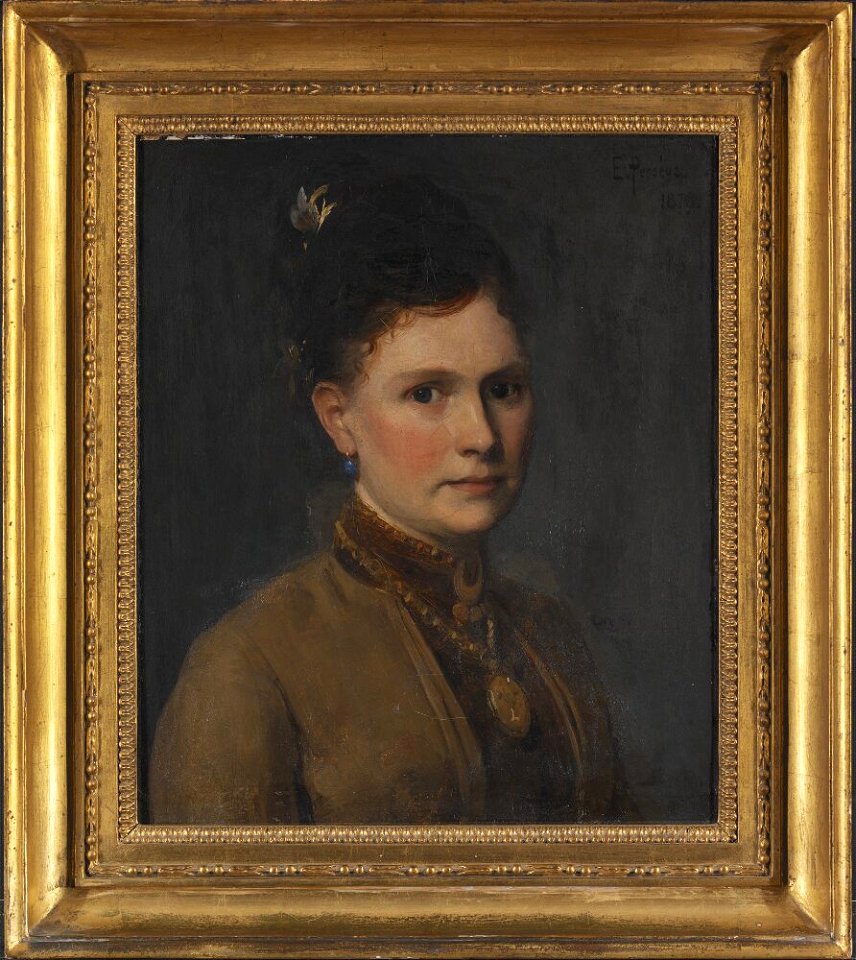Edvard Perséus - Maria Agnes Claesson (1843- efter 1903), gift med konstnären Edvard Perséus - NMGrh 4333 - Nationalmuseum