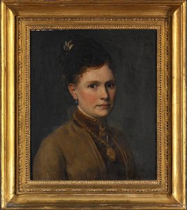 Edvard Perséus - Maria Agnes Claesson (1843- efter 1903), gift med konstnären Edvard Perséus - NMGrh 4333 - Nationalmuseum
