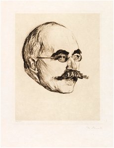 Edvard Munch Portrait Gustav Schiefler
