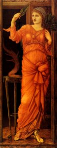 Edward Burne-Jones - Sibylla Delphica, 1868. Free illustration for personal and commercial use.