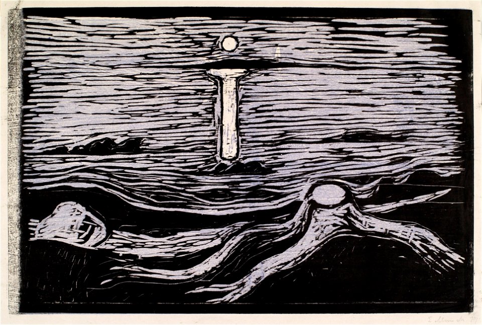 Edvard Munch Seascape Thielska 297M84