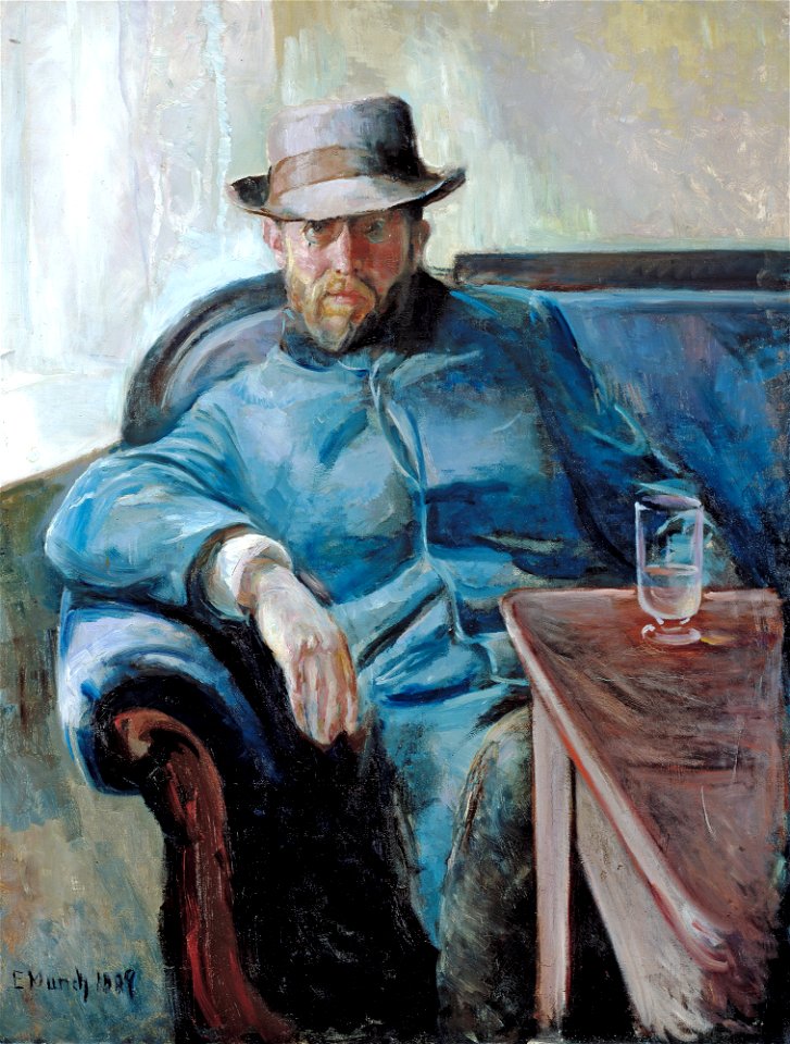 EdvardMunchHansJæger1889