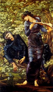 Edward Burne-Jones - The Beguiling of Merlin, 1873-1874