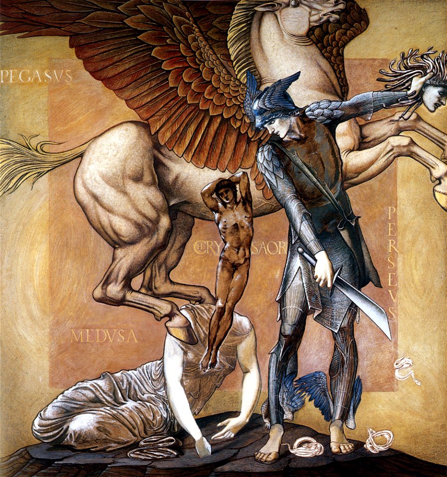 Edward Burne-Jones - The Death of Medusa I, 1882
