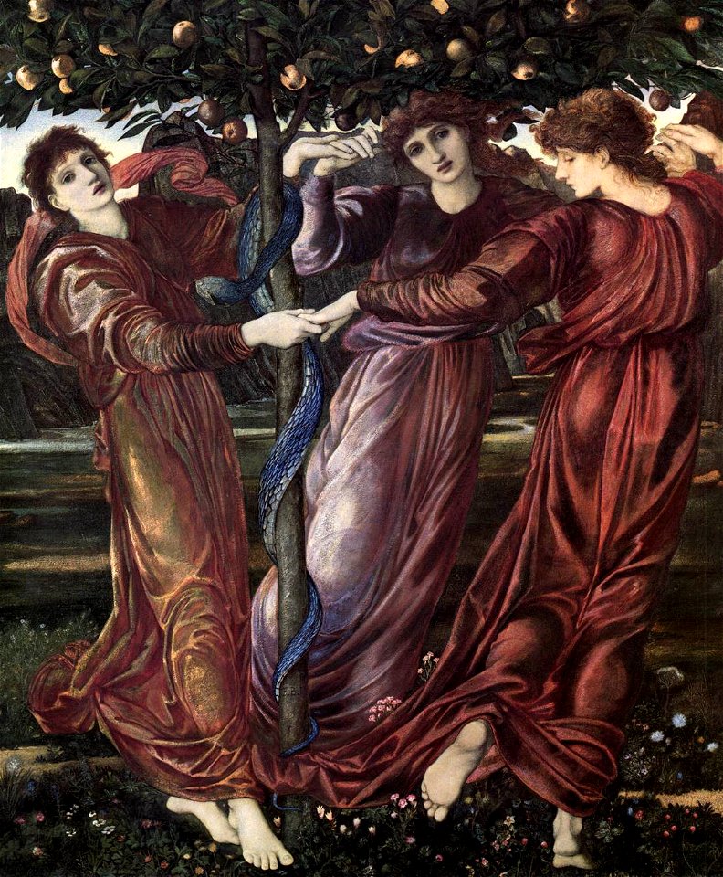 Edward Burne-Jones - The Garden of the Hesperides, 1869-1873