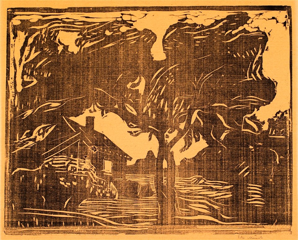 Edvard Munch The Apple Tree Thielska 297M91