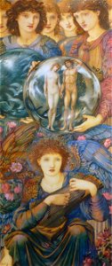 Edward Burne-Jones Les jours de la Création - Le Sixième jour (détail)