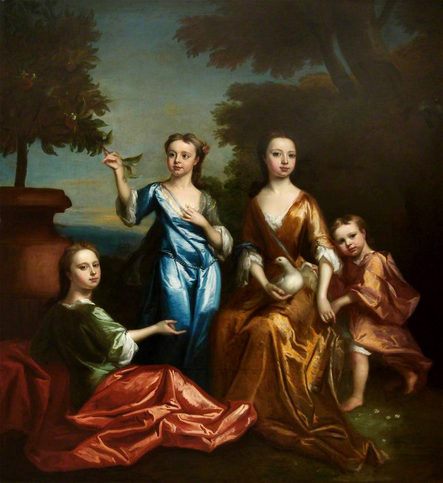 Edward Byng (1676-1753) (attributed to) - The Lee Children (of either Sir William or Sir Thomas Lee) - 1548155 - National Trust