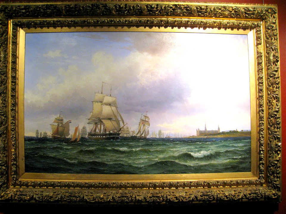 Edvard Otto Rossing Skari - Marinefregatt ved Kronborg Slott - IMG 9290