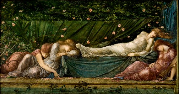 Edward Coley Burne-Jones, The Sleeping Beauty from the small Briar Rose series, Museo de Arte de Ponce