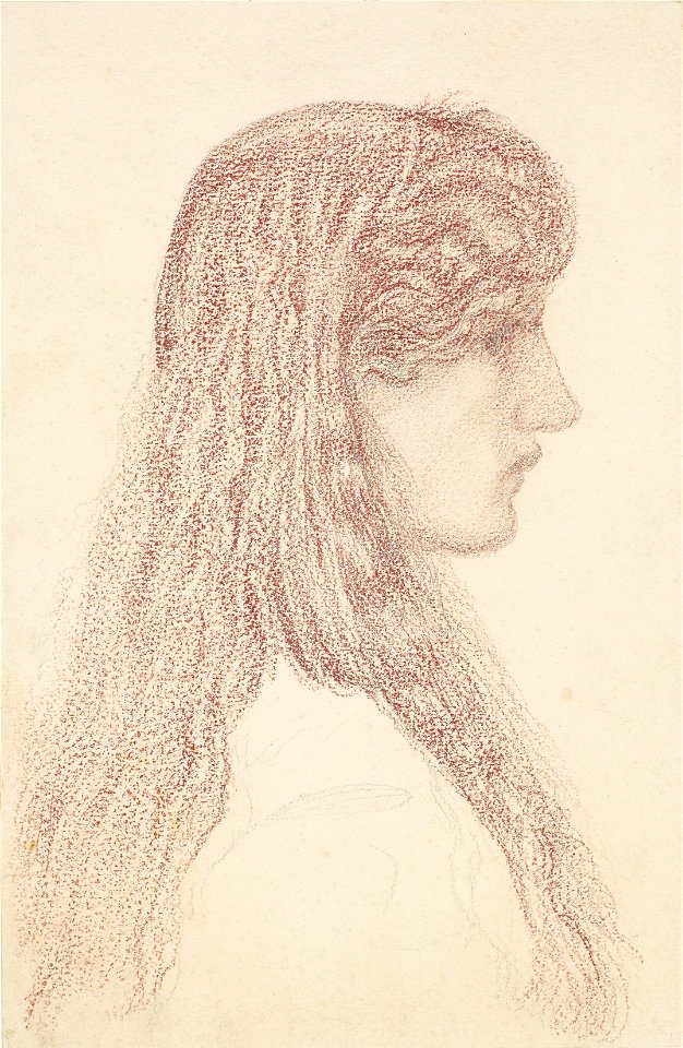 Edward Burne-Jones - Maria Zambaco - Profile Study - Google Art Project