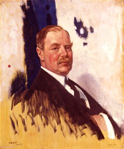Edward George Villiers Stanley, 17th Earl of Derby by Sir William Orpen