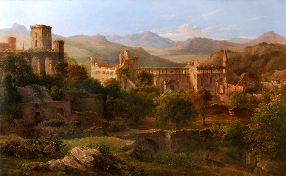 Edward Hargitt (1835-1895) (follower of) - View of St David's Cathedral - 1548204 - National Trust