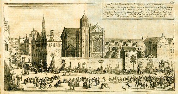 Edward Brown - M. D. auf genehmgehaltenes Gutachten und Veranlassung der Kon. Engell (page 49 crop) - Die Jährlich Triumphirende Umbgang zu Antwerpen