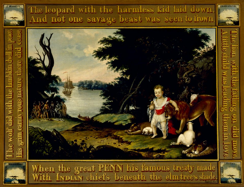 Edward Hicks - Peaceable Kingdom - Google Art Project