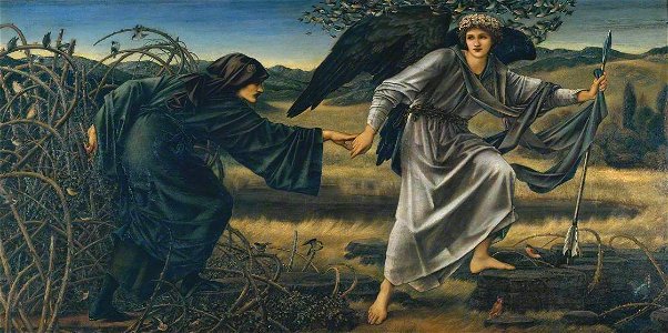 Edward Burne-Jones (1833-1898) - Love and the Pilgrim - N05381 - National Gallery