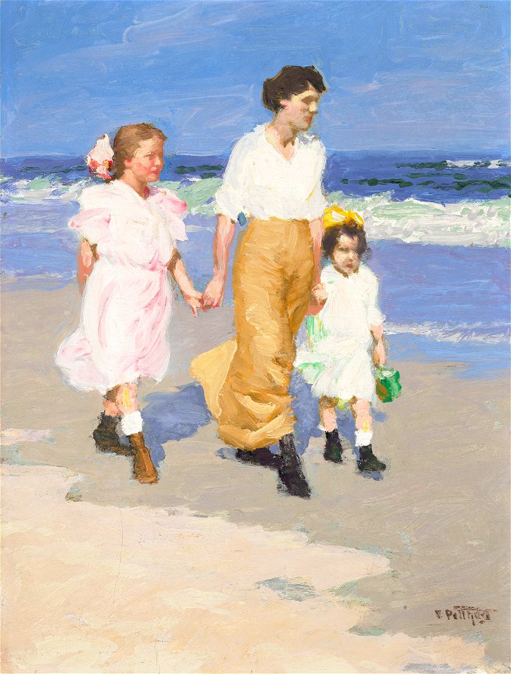 Edward henry potthast on the beach085331)
