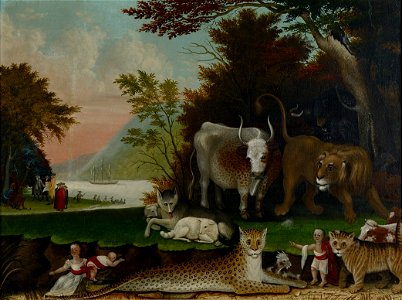 Edward Hicks - Peaceable Kingdom - 1940-18 - Albright–Knox Art Gallery