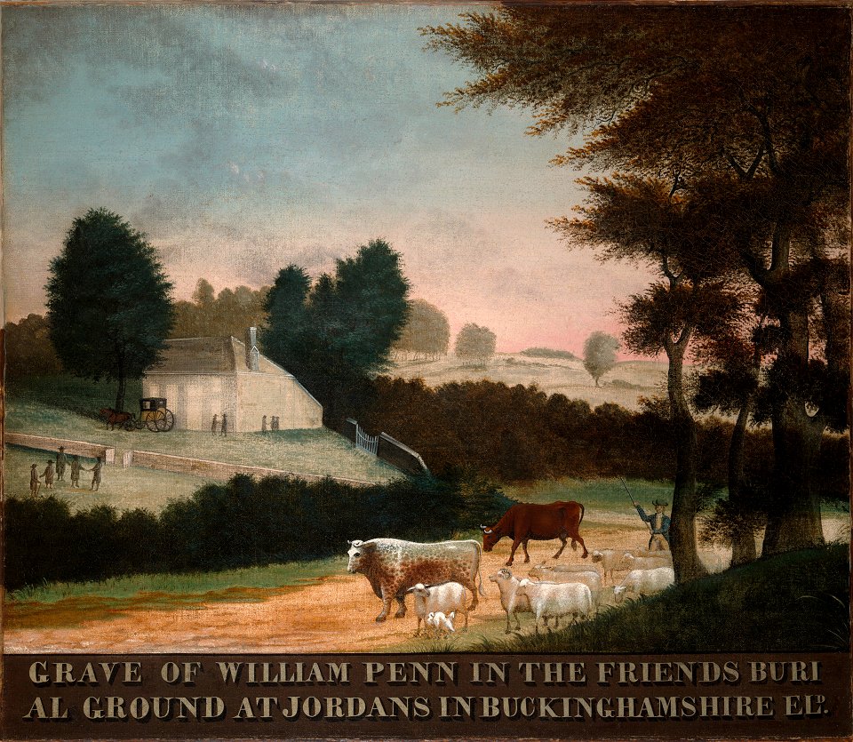 Edward Hicks - The Grave of William Penn - 1958.8 - Yale University Art Gallery