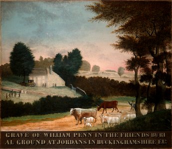 Edward Hicks - The Grave of William Penn - 1958.8 - Yale University Art Gallery