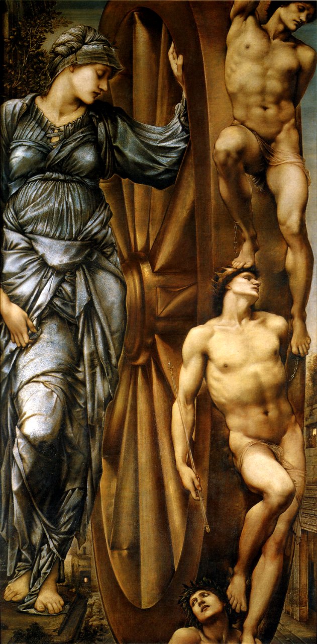 Edward Burne-Jones - La ruota della fortuna, 1875-83