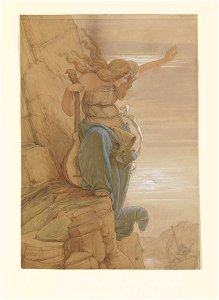 Edward Jakob von Steinle - Die Loreley (Entwurf) - 11698 - Bavarian State Painting Collections