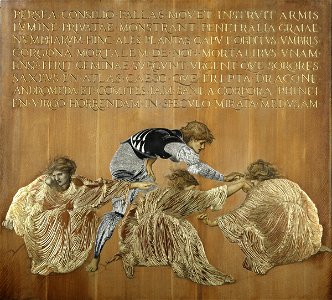 Edward Burne-Jones - Perseus and the Graiae, 1877