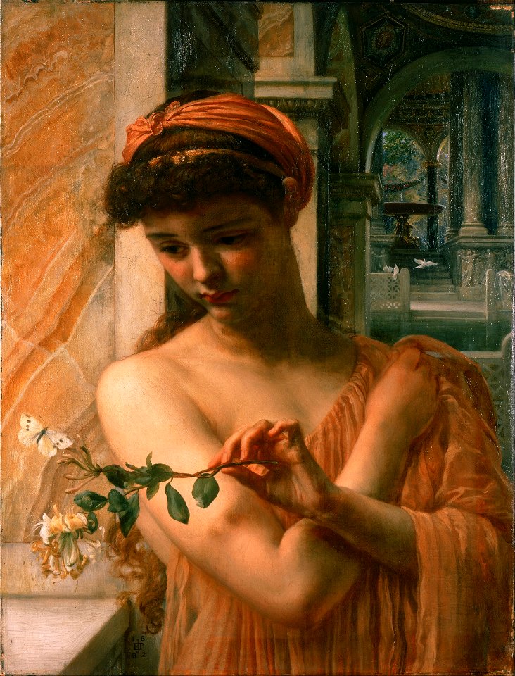 Edward John Poynter - Psyche in the Temple of Love - Google Art Project