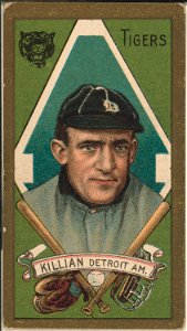 Edward Killian, Detroit Tigers, baseball card portrait LCCN2008677864