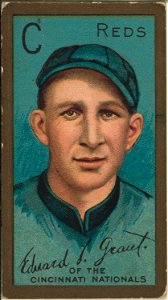 Edward L. Grant, Cincinnati Reds, baseball card portrait LCCN2008677477