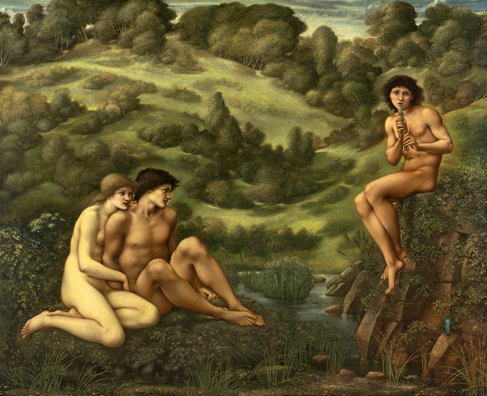 Edward Burne-Jones - The garden of Pan - Google Art Project