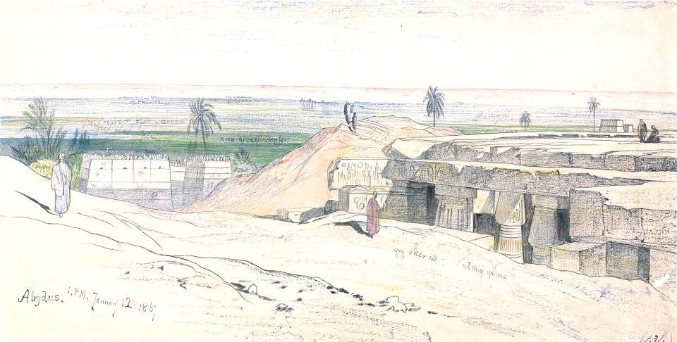 Edward Lear - Abydos, 1-00 pm, 12 January 1867 (134) - Google Art Project