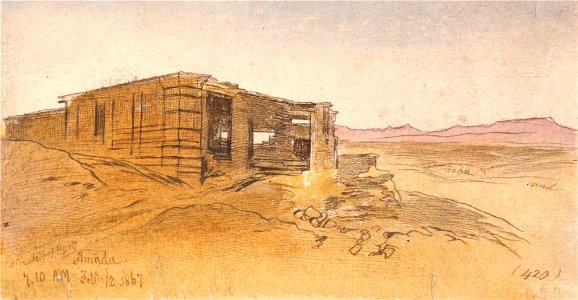 Edward Lear - Amada, 7-10 am, 12 February 1867 (420) - Google Art Project