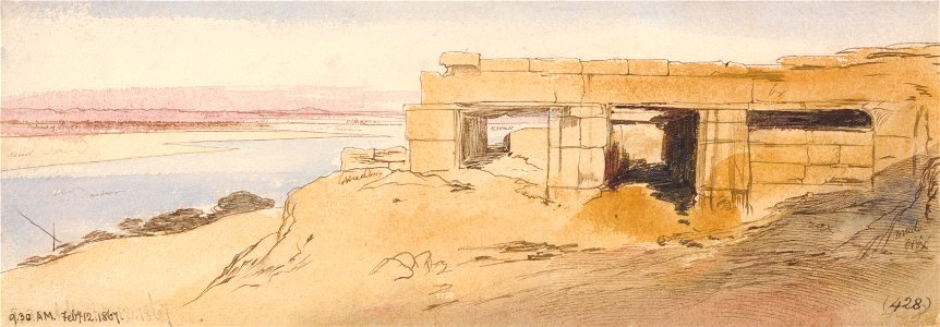 Edward Lear - Amada, 9-30 am, 12 February 1867 - Google Art Project