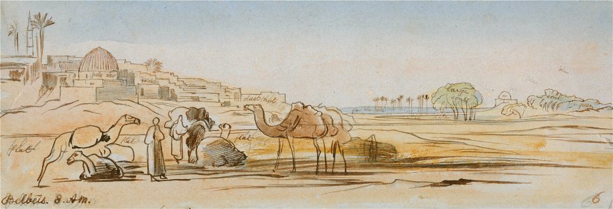 Edward Lear - Belbeis - Google Art Project (2294685)
