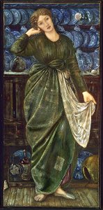 Edward Burne-Jones Cinderella. Free illustration for personal and commercial use.