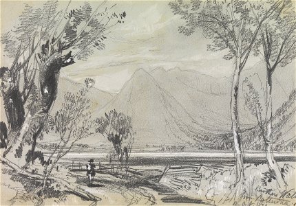 Edward Lear - Brothers Water from Patterdale - Google Art Project