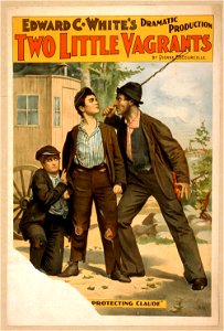 Edward C. White's dramatic production, Two little vagrants by Pierre Decourcelle. LCCN2014636390