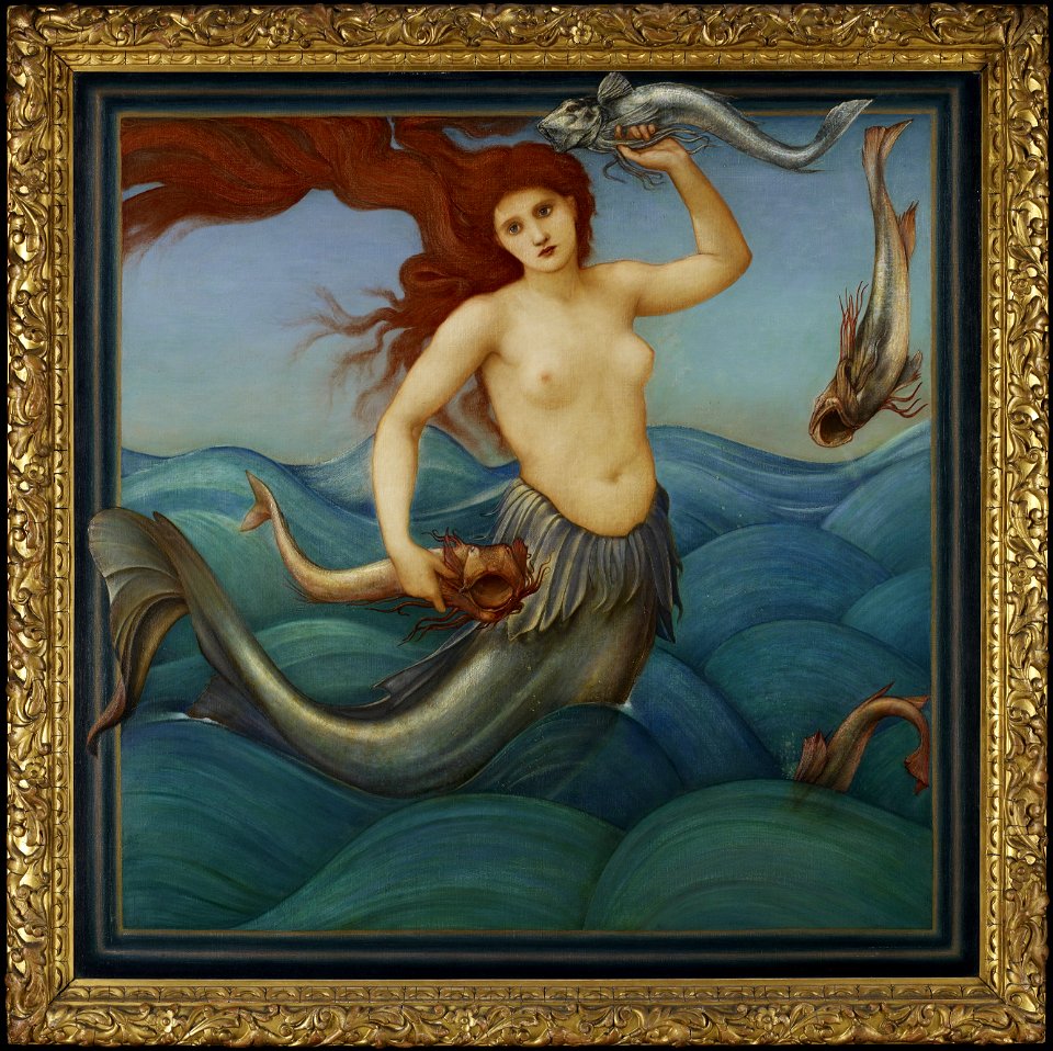 Edward Coley Burne-Jones - A Sea-Nymph - 2010.83 - Minneapolis Institute of Arts