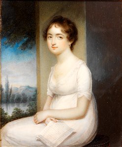 Edward Greene Malbone - Portrait of Lydia Allen - 09.120 - Rhode Island School of Design Museum