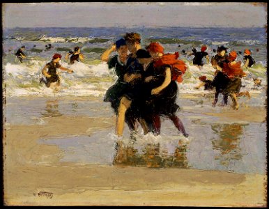 Edward Henry Potthast - At the Seaside - 23.497 - Museum of Fine Arts