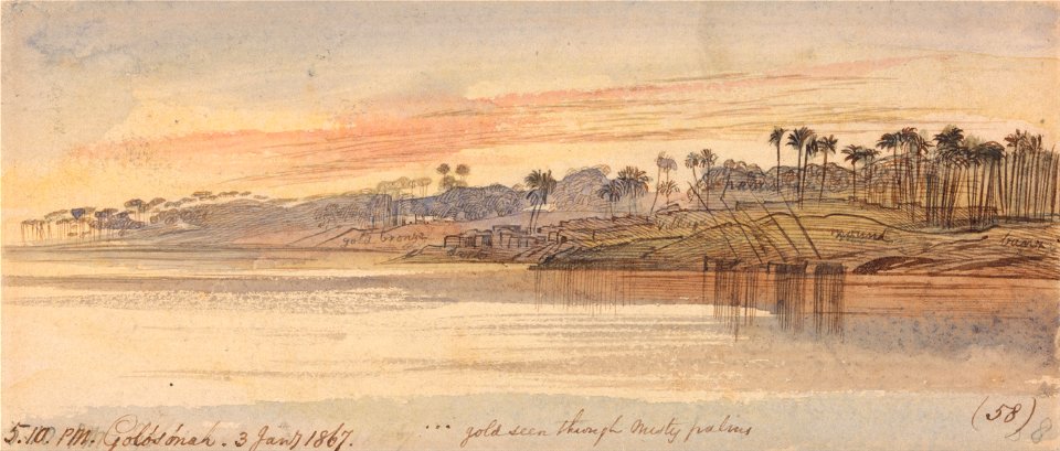 Edward Lear - Golosoneh, 5-10 p.m., January 3, 1867 (58) - Google Art Project