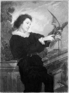 Edward Harrison May - The Falconer (copy after Thomas Couture) - 24.220 - Museum of Fine Arts