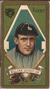 Edward Killian, Detroit Tigers, baseball card portrait LCCN2008677864
