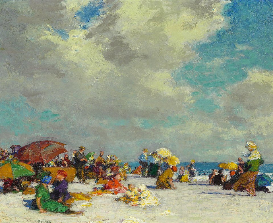 Edward Henry Potthast - A Summer Afternoon (1910s)