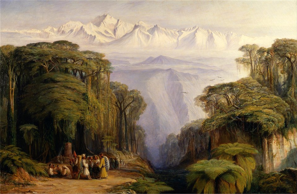 Edward Lear - Kangchenjunga from Darjeeling - Google Art Project