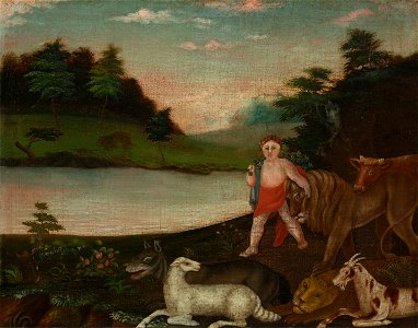 Edward Hicks - The Peaceable Kingdom - 1945.38 - Cleveland Museum of Art