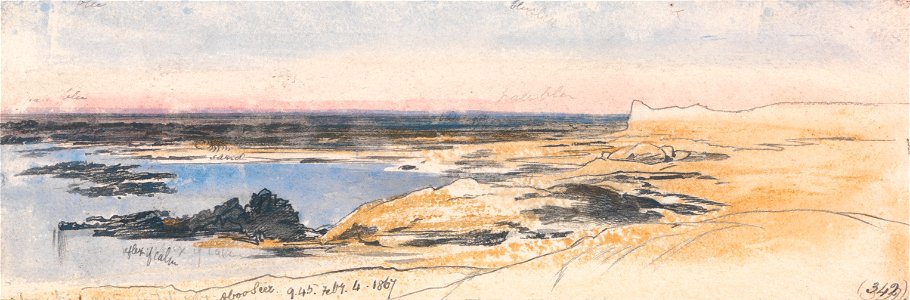 Edward Lear - Abu Seer - Google Art Project