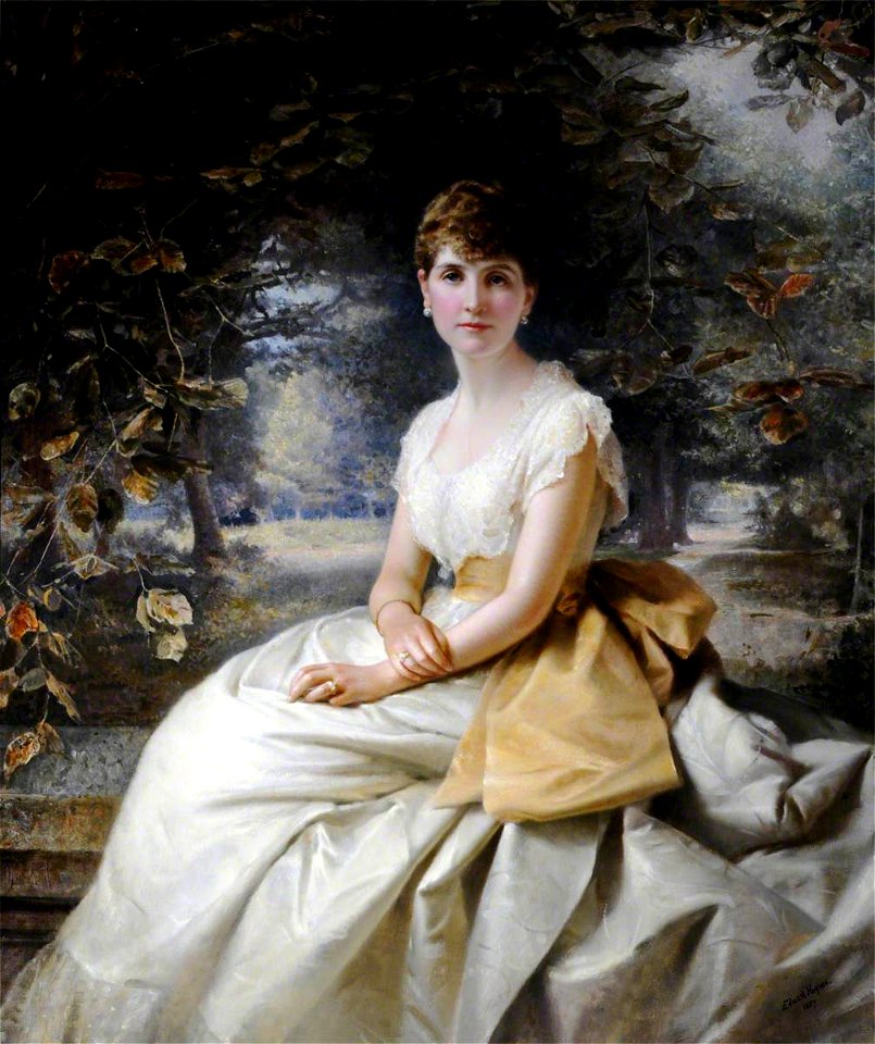 Edward Hughes (1829-1908) - Florence Jane Helen Wellesley (1853–1932), Lady Nunburnholme, OBE - 1191169 - National Trust