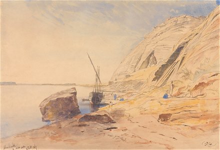 Edward Lear - Abu Simbel, 11-11-30 am, 8 February 1867 (374) - Google Art Project